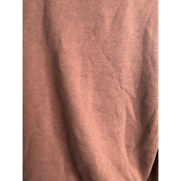 2/$30 Zara Large Chocolate Brown Cotton & Polyester Sweatshirt - Picture 11 of 15
